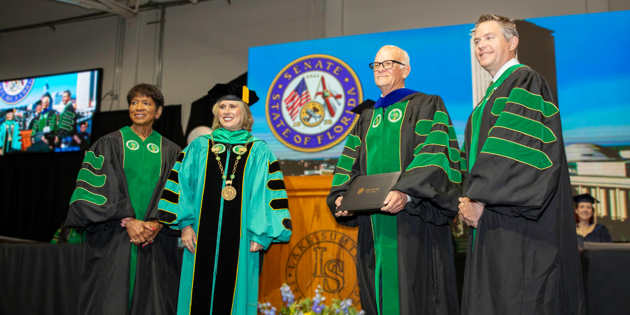 LSSC pays tribute to Senator Dennis Baxley with honorary degree in leadership