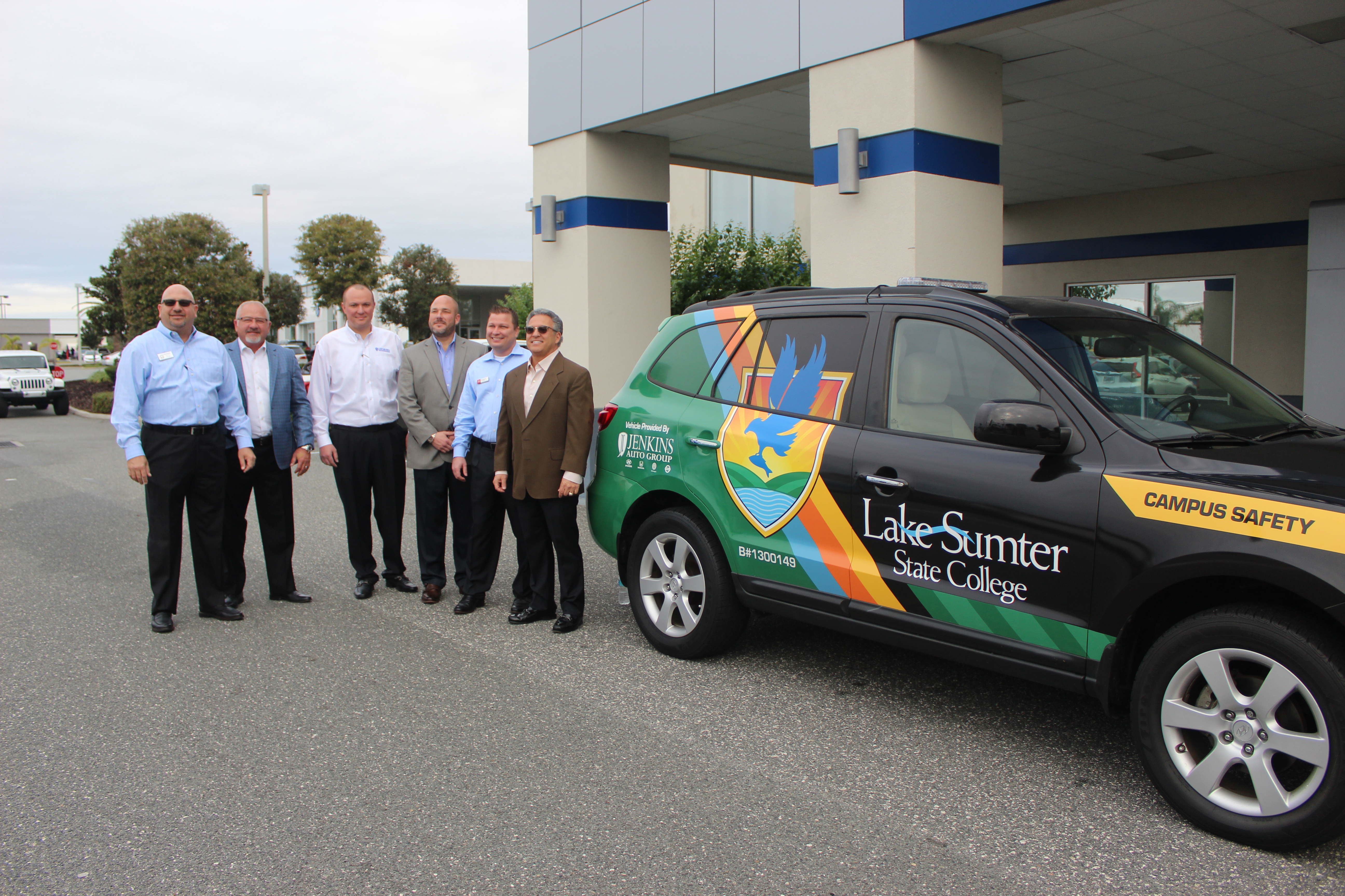 Jenkins Auto Group donates vehicle for campus safety to LSSC