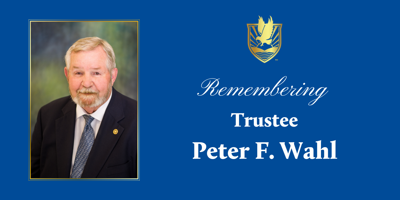 LSSC mourns the loss of trustee Peter F. Wahl