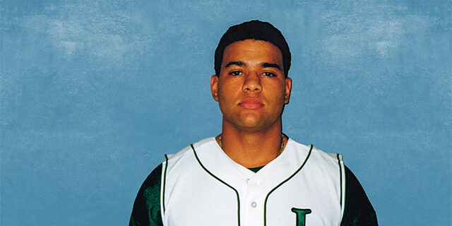 Photo of Koby Perez from his 1999 Baseball season at Lake-Sumter State College
