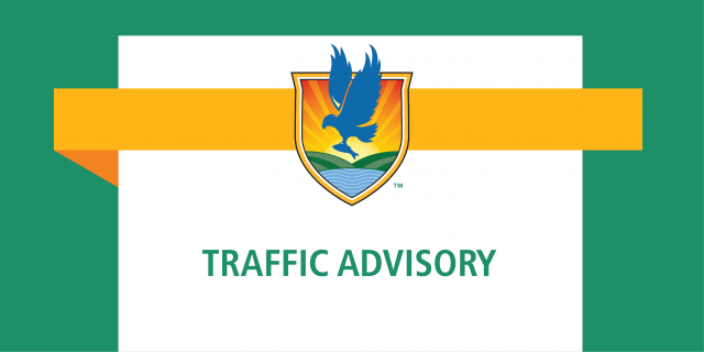 LSSC logo banner with text reading Traffic Advisory