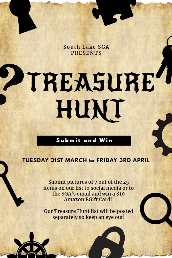 Treasure Hunt announcement