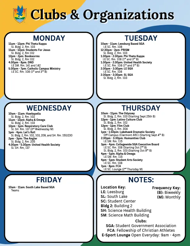 Lake Sumter State College Clubs and Oganizations