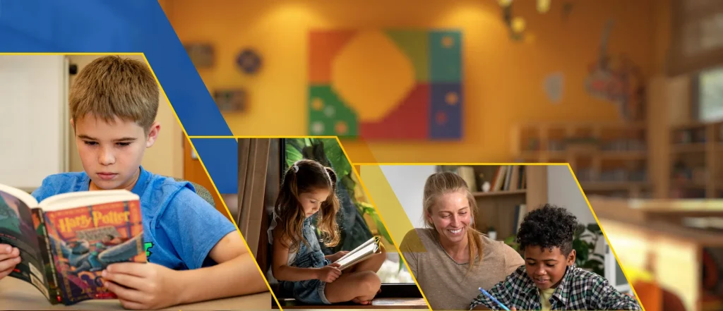 kids' reading, teacher reading